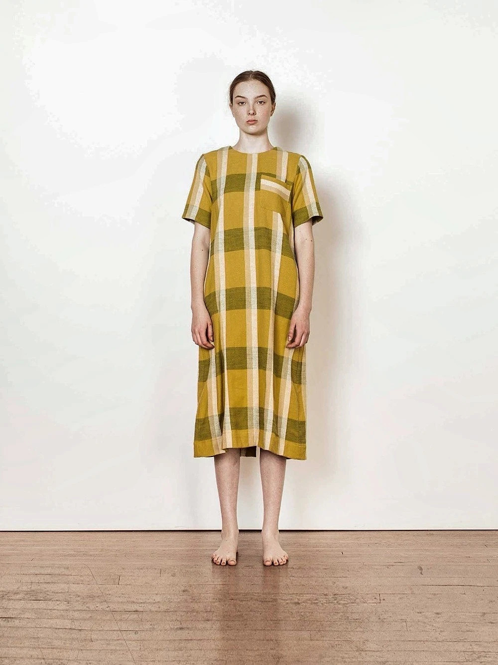ace&jig Eddie Dress in Loden - Size Medium -EUC